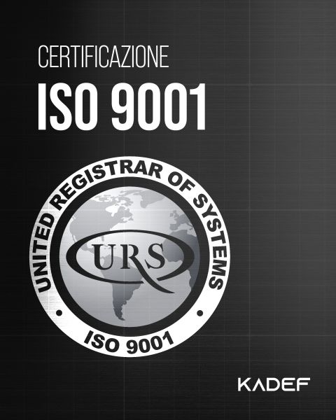 Kadef ottiene la certificazione ISO 9001:2015 1 ISO 9001 17 06 bdc363e2 Kadef SpA